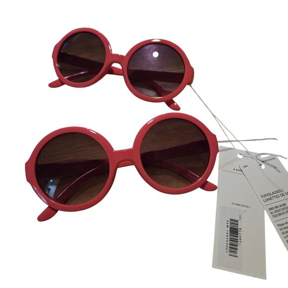 Janie and jack sunglasses kids size 4 and up pink amd green - Picture 5 of 5